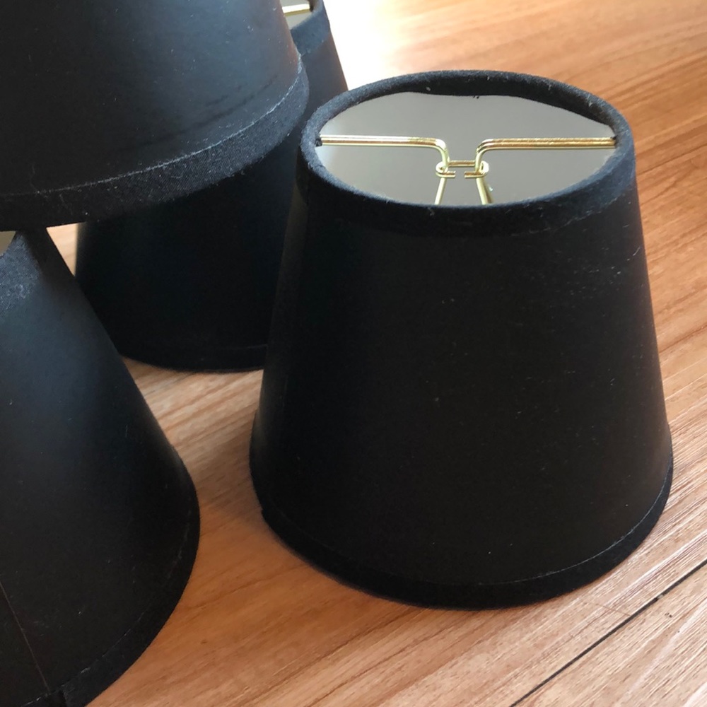 Black Chandelier Lampshades